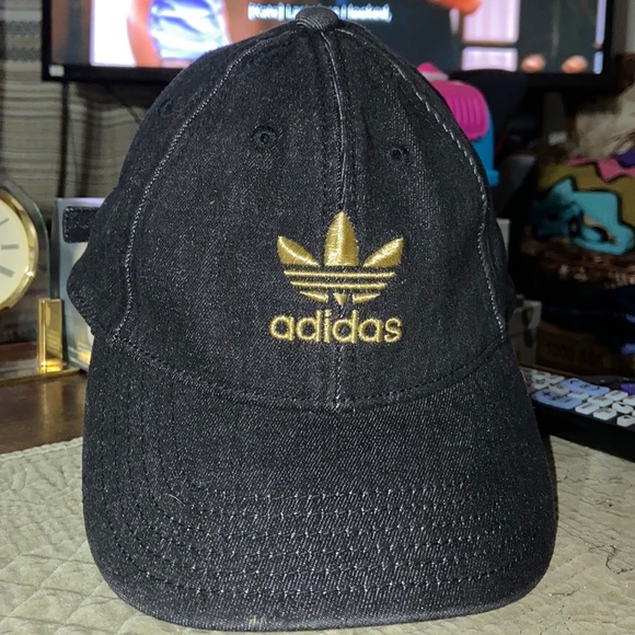 ADIDAS DENIM BASEBALL CAP - Picture 1 of 3